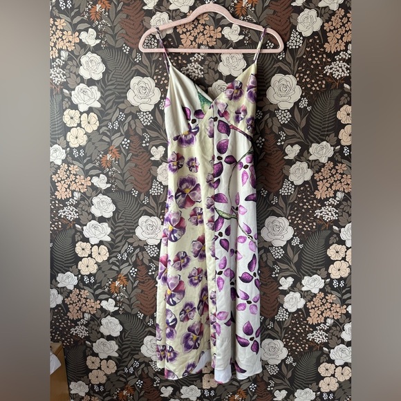 Samantha Sipos Floral Bias Slip Dress size XS - Picture 5 of 8